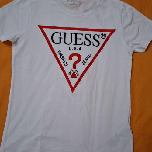 Guess unisex μπλουζάκι, άσπρο, μέγεθος 146 εκ.