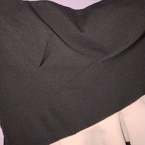 Zara Woman Strapless Mini Dress like new, black and off white ruffles