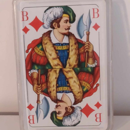 Sparkasse German playing cards like new