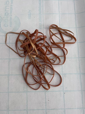 Packaging rubber bands new, pack