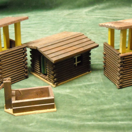 Fortress antique "FORT- MARSHALS" wooden new Greek made Toy-Land No742