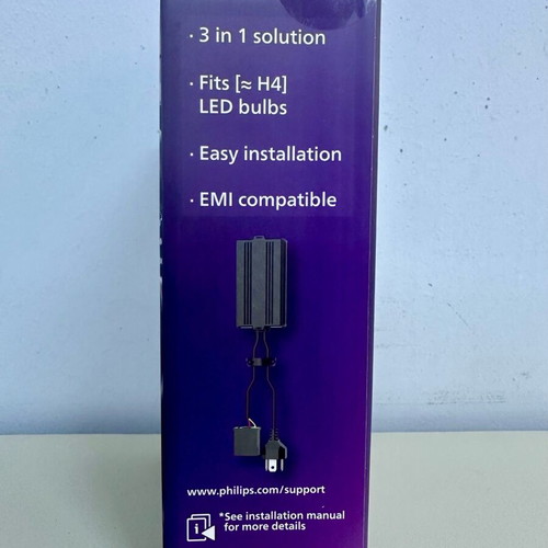 Philips CAN bus Fault Canceller for H4/H7 Lamp 10W 12V 2pcs new