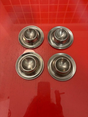 Habitat metal egg cups set of 4 like new