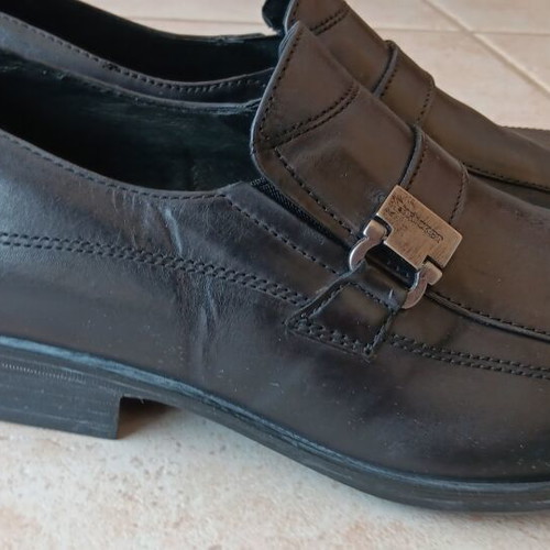 Kricket leather men's formal shoes like new, size 44, black