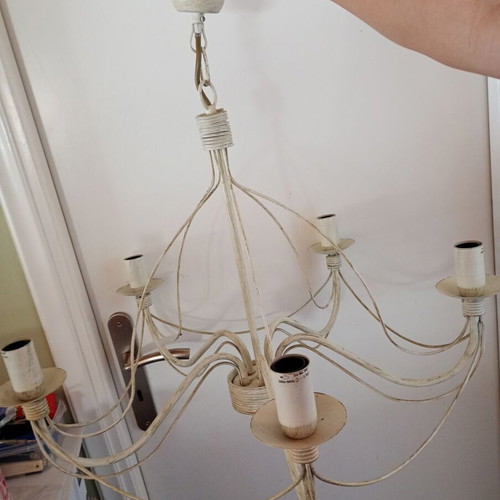 Ceiling light 5-light in like new condition, 52 cm diameter