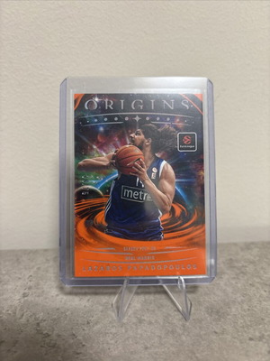 Panini Origins EuroLeague Lazaros Papadopoulos #100 Orange /75 κάρτα μπάσκετ