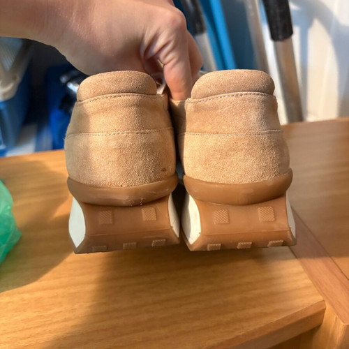 Beige suede boots size 38.5 new