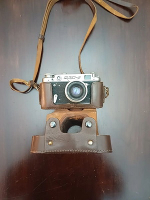 Fed 2 camera used with Panamagic 220 flash and accessories