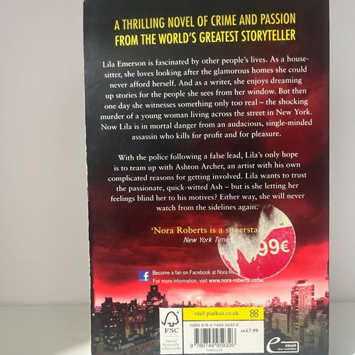2 English thriller books mystery pack like new