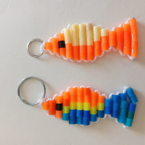 Handmade unique keychains duo