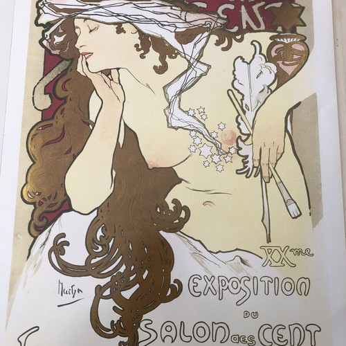 Mucha Posterbook με 6 μεγάλες αφίσες τέχνης, Taschen
