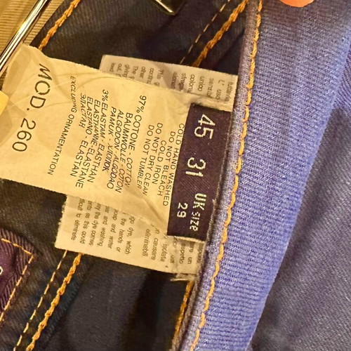 Trussardi Jeans model 260, blue, size 31