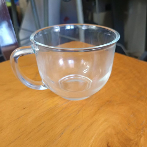 Glass mug for French coffee used
