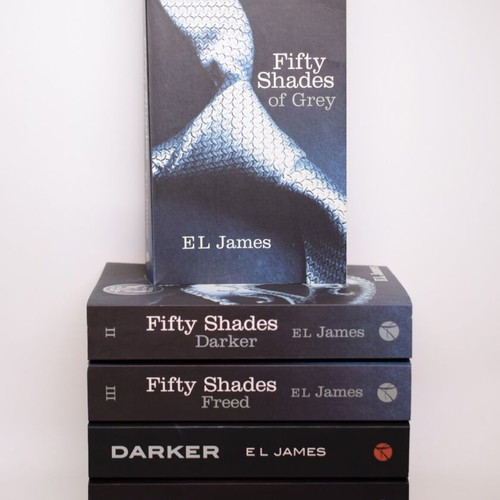 Fifty Shades Collection used, 5 books by E. L. James in English