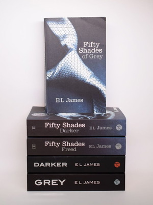 Fifty Shades Collection used, 5 books by E. L. James in English