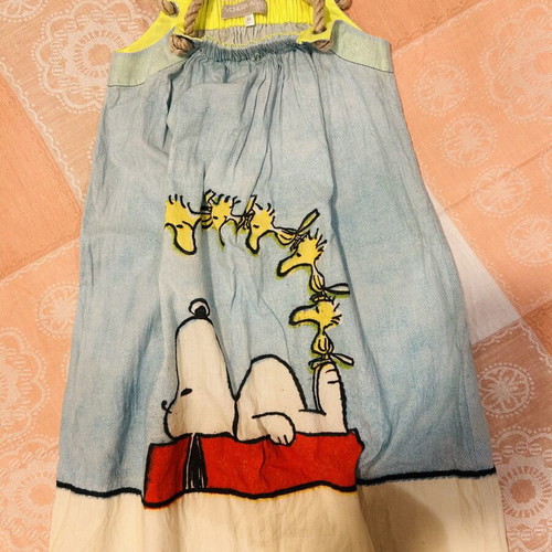 Girls' clothing lot like new, sizes 128-140 cm, Snoopy dress, Sinsay jeans