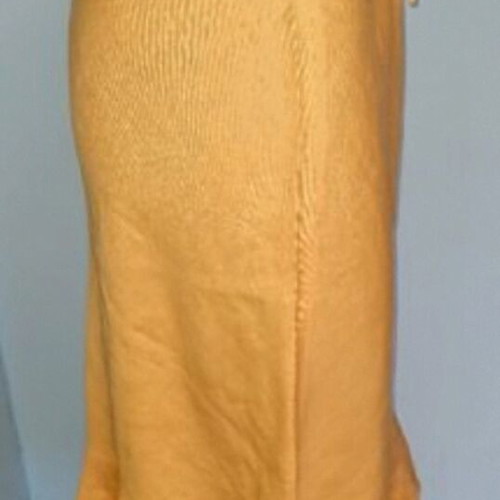 Vintage! "Ofelia" / Orange linen skirt