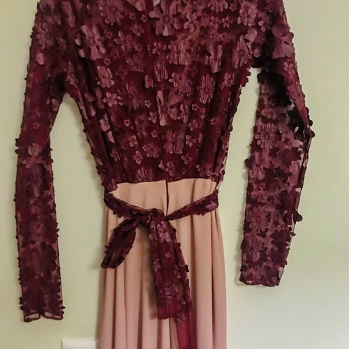 Wedding dress A-Style new, purple, size M