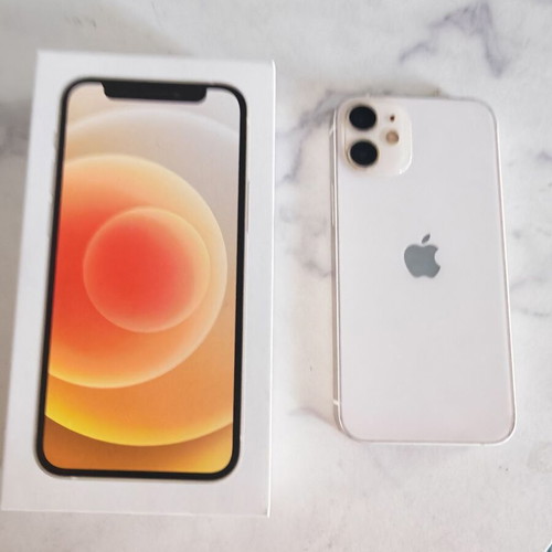 Iphone 12 mini used, 256GB, white