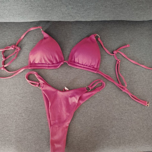 Shein and Lapop bikini set with satin lingerie gift, size S