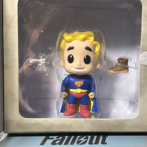 Funko Fallout Vault Boy Toughness and Pyromaniac figures, new