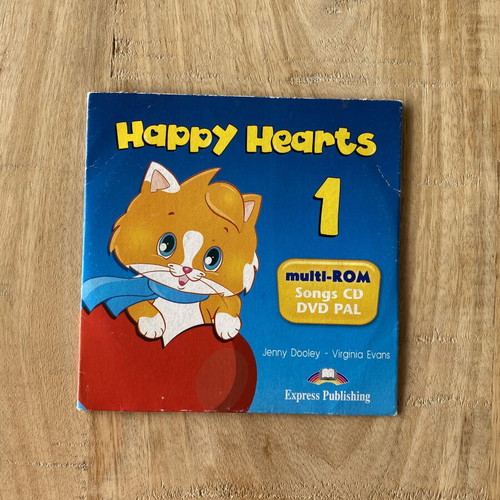 Happy Hearts 1 Multi-ROM Songs CD & DVD like new