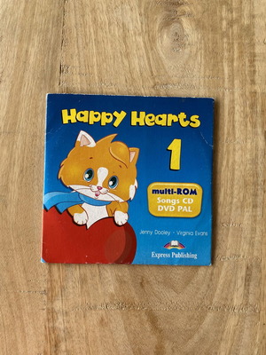 Happy Hearts 1 Multi-ROM Songs CD & DVD like new