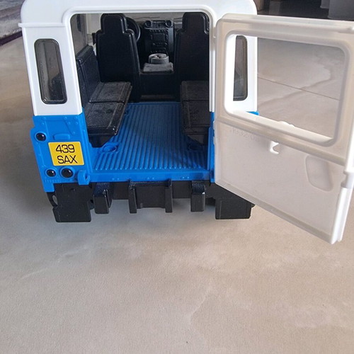 Bruder Land Rover Police 1/16 used with trailer