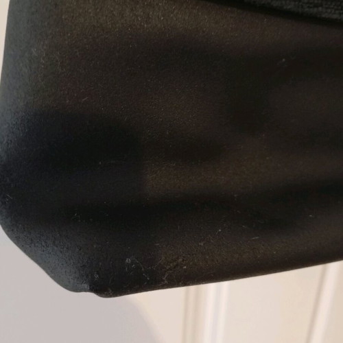 Black shoulder bag used with minor wear