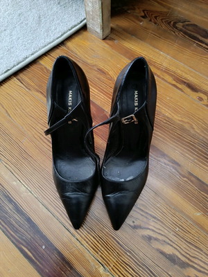 Komis & Komis leather pumps used, size 37, black