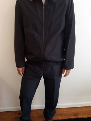 Zara Sport men's reversible jacket like new, blue or white