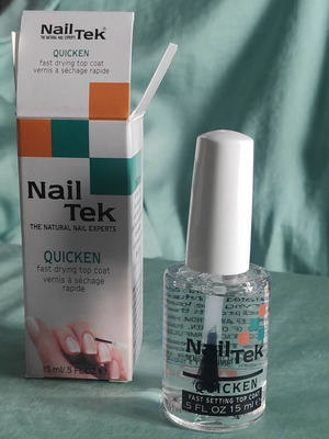 Nail Tek Quicken Top Coat Fast Dry 2 τμχ 15ml καινούργιο
