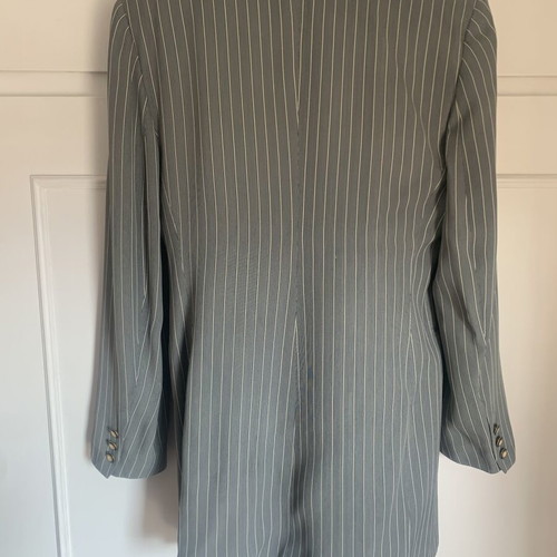 Dolce Domenica women's pinstripe suit like new, grey