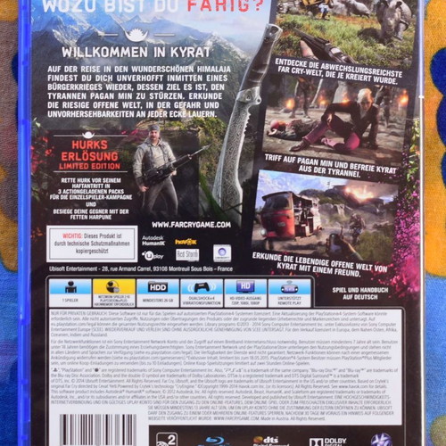 Far Cry 4 Limited Edition PS4 like new