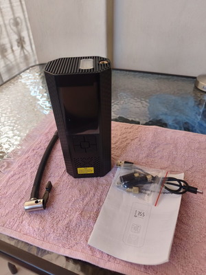 Air compressor καινούργιο με προκαθορισμένη ρύθμιση bar και φακό