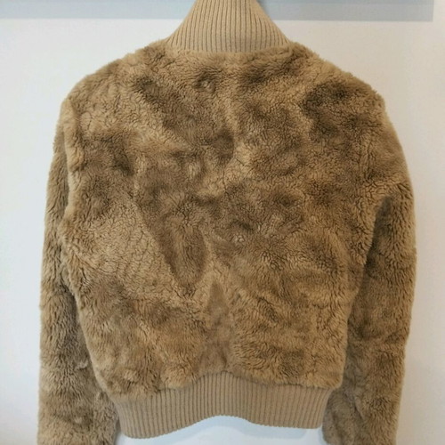 Cookai France γυναικείο γούνινο blazer σαν καινούργιο, καμηλό, μέγεθος S