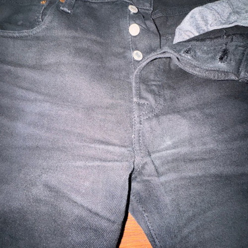 Levi’s 501 men’s jeans used, black, size 34x32