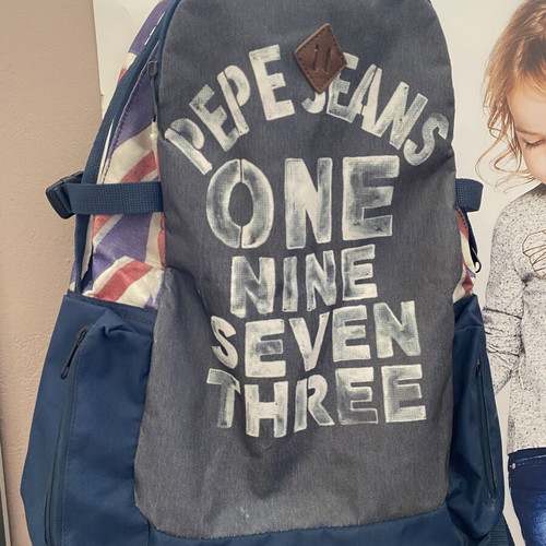 Pepe Jeans backpack, blue multicolor