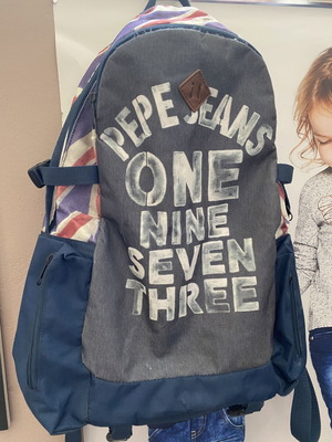 Σάκος πλάτης Pepe Jeans, μπλε πολύχρωμος