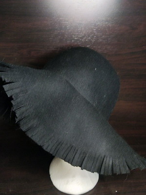 Hat soft winter like new, black, size S