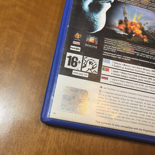 24 The Game παιχνίδι PlayStation 2 μεταχειρισμένο, σε θήκη, λειτουργικό