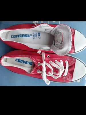 All star Converse καινούργια κόκκινα παπούτσια, μέγεθος 41