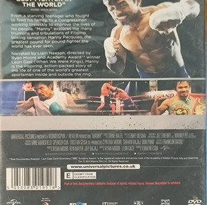 DVD MANNY DOCUMENARY MOVIE WITH MANNY PACQUIAO
