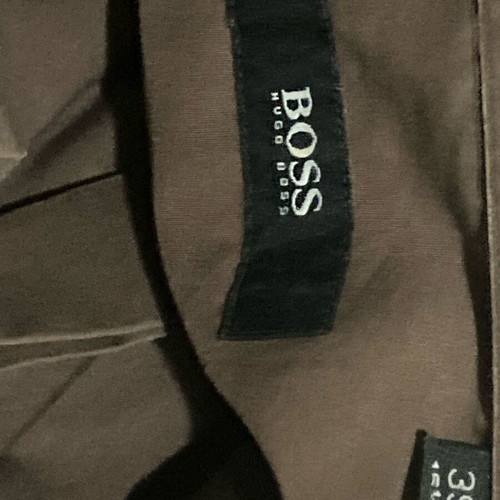 Boss shirt used, brown-mocha, size Large