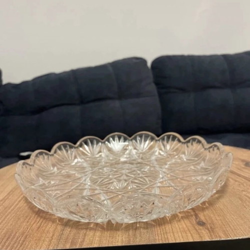 Crystal big platter like new