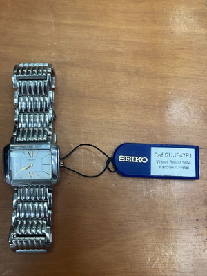 Ρολόι χειρός Seiko αναλογικό ασημί ατσάλινο μπρασελέ σαν καινούργιο