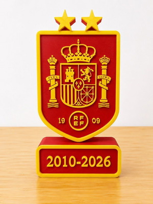 Spain 2 Stars Commemorative Trophy