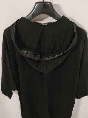 Tricot women's black cardigan like new with satin details