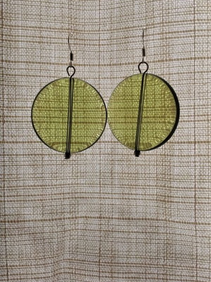 Handmade earrings with 925 sterling silver hooks, new
