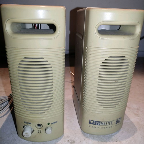 Wavemaster computer speakers used, fully functional